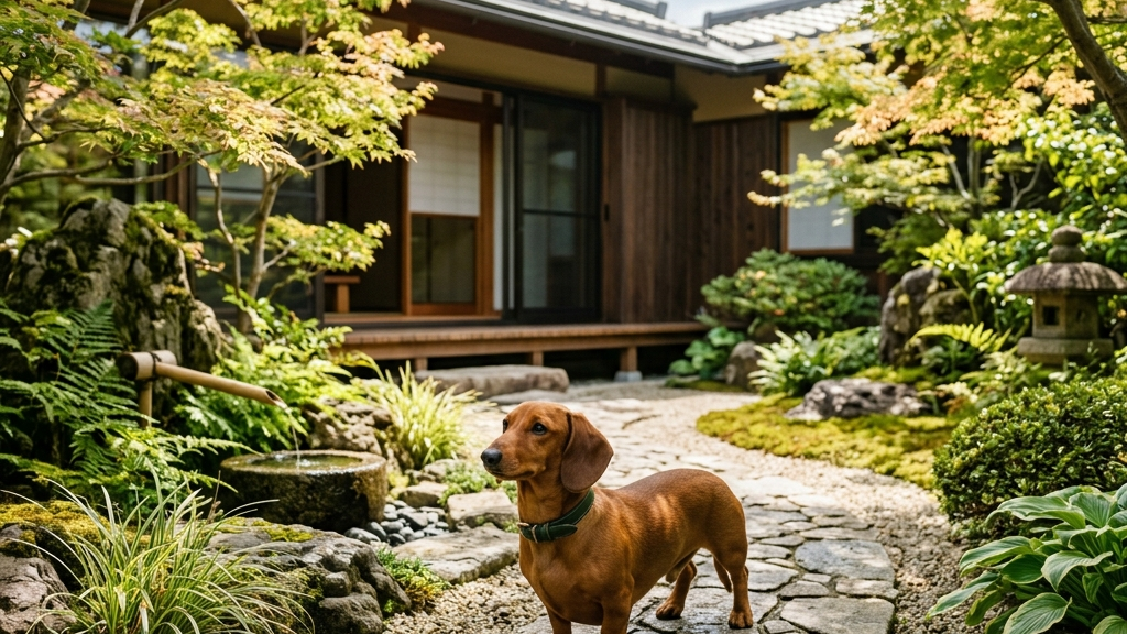 クッシング症候群の治療薬を飼い主に説明する獣医師（実写風）