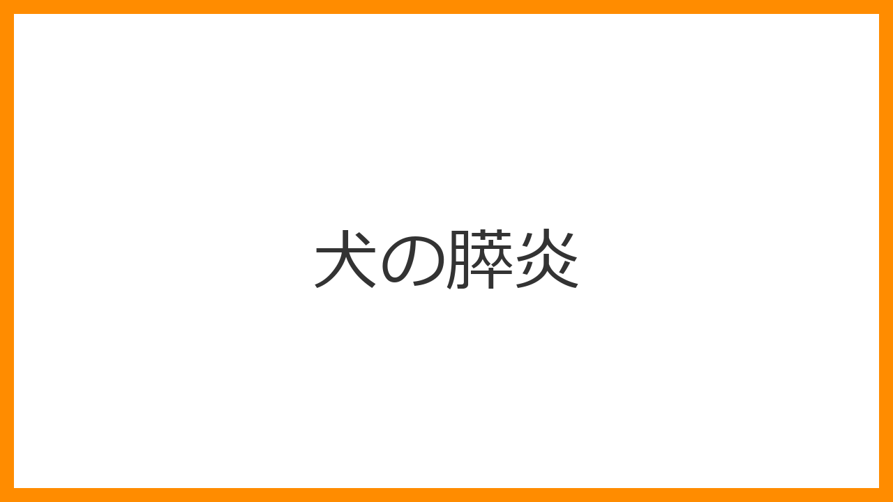 【犬の膵炎】激しい嘔吐と腹痛への対策！原因・予防の食事・治療薬を徹底解説