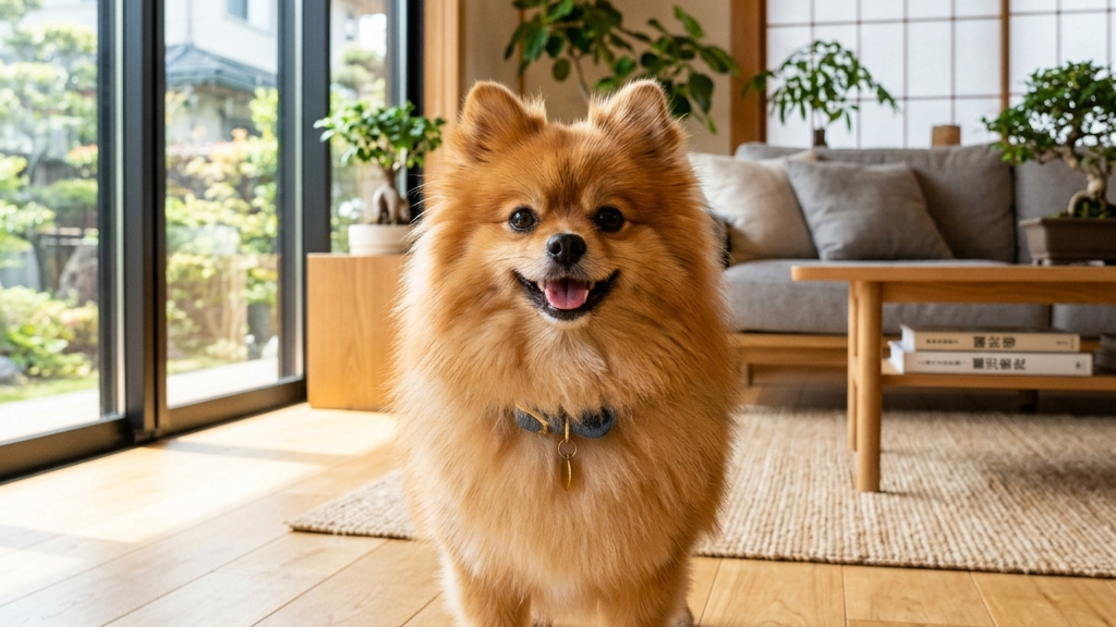 飼い主が犬の皮膚状態を確認しながら薬用シャンプーを使っている様子（実写風）