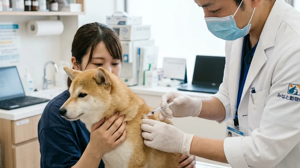 犬のジステンパーウイルス感染症の感染経路を表すイメージ、ドッグランで複数の犬が密接している様子（実写風）