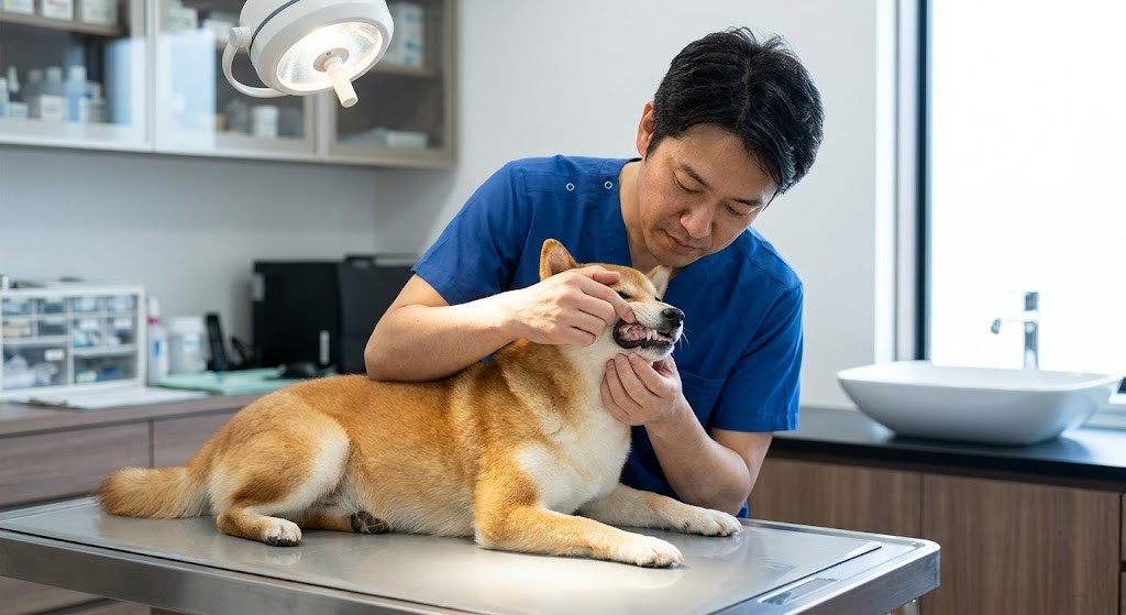 犬の腎臓の構造と障害部位を示す説明イメージ（実写風）