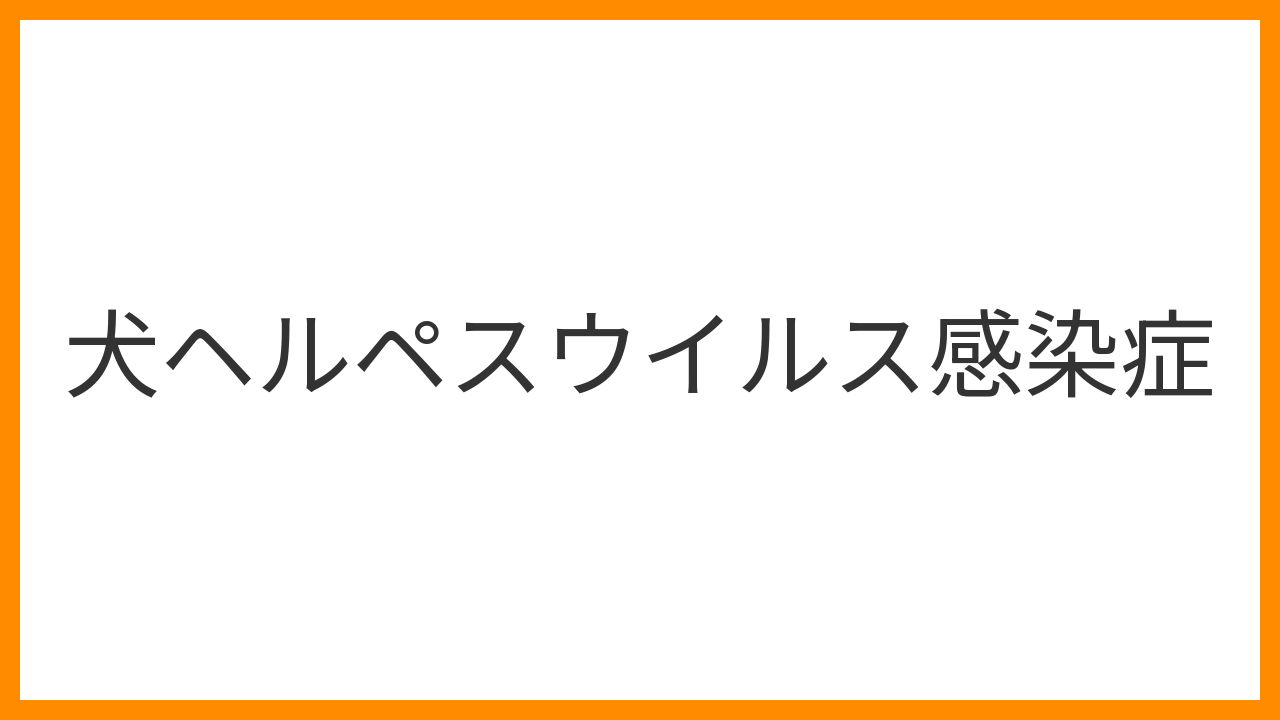 【犬のヘルペスウイルス感染症】新生子犬の突然死・衰弱は要注意！原因・症状・予防接種と繁殖管理を解説